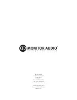 Preview for 8 page of Monitor Audio soundframe 1 i-w Installation Information