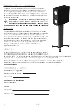 Предварительный просмотр 16 страницы Monitor Audio STUDIO Owner'S Manual