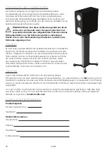 Предварительный просмотр 32 страницы Monitor Audio STUDIO Owner'S Manual