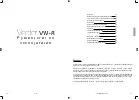 Preview for 20 page of Monitor Audio Vector VW-8 Owner'S Manual