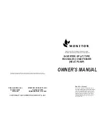 Monitor CS002U-BP9A1 Owner'S Manual preview