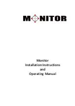 Monitor TAD-214-W300 Installation Instructions & Operating Manual preview