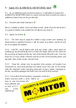 Preview for 48 page of Monitor TAD-214-W300 Installation Instructions & Operating Manual