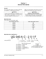 Предварительный просмотр 5 страницы monitowoc UG018 Installation, Operation And Maintenance Manual