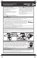 Предварительный просмотр 2 страницы MonkeyLink ML-SkyeLight 80 LUX Operating Manual