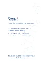 Monmouth Scientific Circulaire HLFT1000 Operating & Maintenance Manual preview