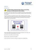 Preview for 52 page of Monmouth Scientific Cleanroom Kit 4M Installation Manual