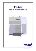 Monmouth Scientific PCR650 Operating And Maintenance Manual предпросмотр