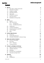 Предварительный просмотр 4 страницы Mönninghoff ServoFlex 318 Operating And Assembly Instructions Manual