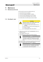 Предварительный просмотр 45 страницы Mönninghoff ServoFlex 328 Series Operating And Assembly Instructions Manual