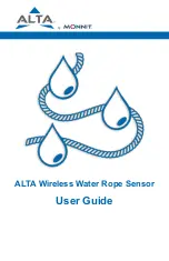 Preview for 1 page of Monnit ALTA Wireless Water Rope Sensor User Manual