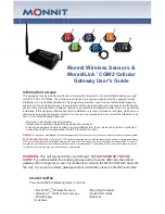 Monnit MonnitLink CGW2 User Manual preview