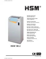 Mono Machines HSM 108.2 Operating Instructions Manual preview