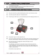 Предварительный просмотр 10 страницы Mono FG053 Operating And Maintenance Manual