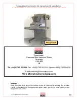 Предварительный просмотр 63 страницы Mono OMEGA TOUCH 400 Operating And Maintenance Manual