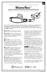 Preview for 17 page of Monoflex SH103L Installation And User Instructions Manual