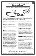 Preview for 19 page of Monoflex SH103L Installation And User Instructions Manual