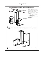 Предварительный просмотр 3 страницы Monogram 30" Built-InBottom-Freezer Design And Installation Manual