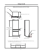 Предварительный просмотр 4 страницы Monogram 30" Built-InBottom-Freezer Design And Installation Manual