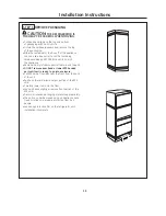 Предварительный просмотр 13 страницы Monogram 30" Built-InBottom-Freezer Design And Installation Manual