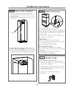 Предварительный просмотр 14 страницы Monogram 30" Built-InBottom-Freezer Design And Installation Manual