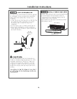 Предварительный просмотр 16 страницы Monogram 30" Built-InBottom-Freezer Design And Installation Manual