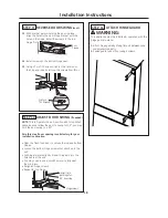 Предварительный просмотр 18 страницы Monogram 30" Built-InBottom-Freezer Design And Installation Manual