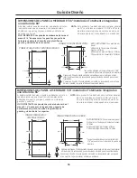 Предварительный просмотр 56 страницы Monogram 30" Built-InBottom-Freezer Design And Installation Manual