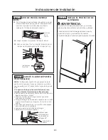 Предварительный просмотр 63 страницы Monogram 30" Built-InBottom-Freezer Design And Installation Manual