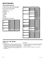 Preview for 22 page of Monogram Advantium ZSB923 Owner'S Manual