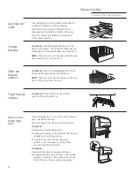 Предварительный просмотр 14 страницы Monogram Side-by-side stainless Steel Free-Standing Refrigerators Owner'S Manual