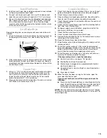 Предварительный просмотр 15 страницы Monogram WSM2420 Installation Instructions Manual