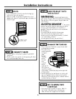 Preview for 5 page of Monogram ZDBT240 Installation Instructions Manual