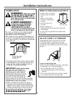 Preview for 5 page of Monogram ZDI15 Installation Instructions Manual