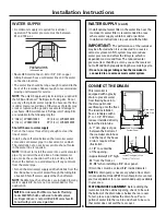 Preview for 6 page of Monogram ZDI15 Installation Instructions Manual