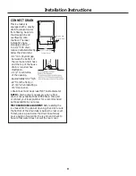 Preview for 9 page of Monogram ZDIC150 Design Manual With Installation Instructions