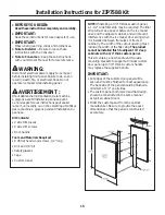 Preview for 15 page of Monogram ZDIC150 Design Manual With Installation Instructions