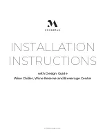 Monogram ZDWR240NBS Installation Instructions Manual предпросмотр