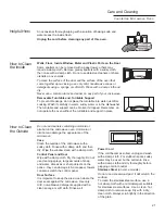 Preview for 21 page of Monogram ZEM115SFSS Owner'S Manual