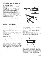 Предварительный просмотр 8 страницы Monogram ZEP30FLSS Owner'S Manual