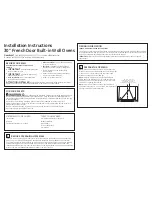 Monogram ZET1FHSS Installation Instructions Manual предпросмотр