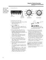 Предварительный просмотр 16 страницы Monogram ZET1P Owner'S Manual