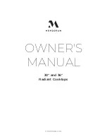 Предварительный просмотр 1 страницы Monogram ZEU30 Owner'S Manual