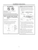 Preview for 5 page of Monogram ZFGB21HZASS Installation Instructions Manual