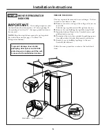 Предварительный просмотр 5 страницы Monogram ZFSB26D SS Installation Instructions Manual