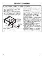 Предварительный просмотр 28 страницы Monogram ZGG300LB Installation Instructions Manual