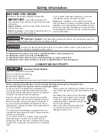 Preview for 2 page of Monogram ZIBS240 Installation Instructions Manual