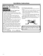 Preview for 5 page of Monogram ZIBS240 Installation Instructions Manual