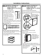 Preview for 12 page of Monogram ZIBS240 Installation Instructions Manual