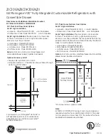 Предварительный просмотр 3 страницы Monogram ZIC30GNZII Manual